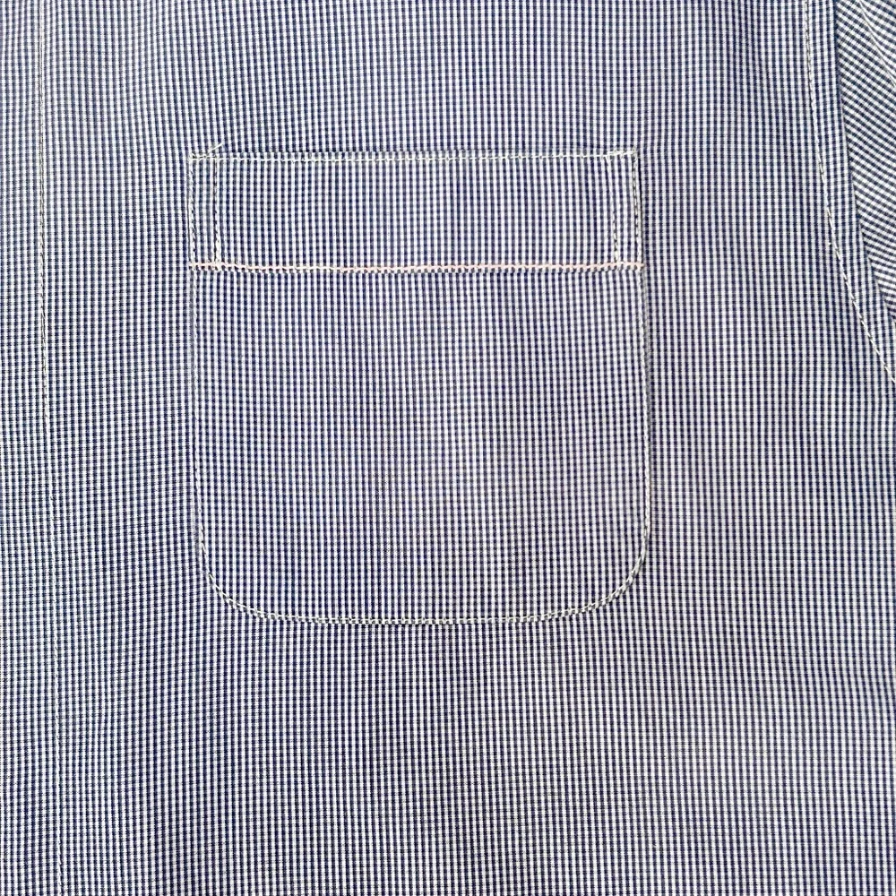 Descendant of Thieves Dres Ladro Shirt 100% Cotton Micro Gingham Check Excellent - Picture 10 of 15